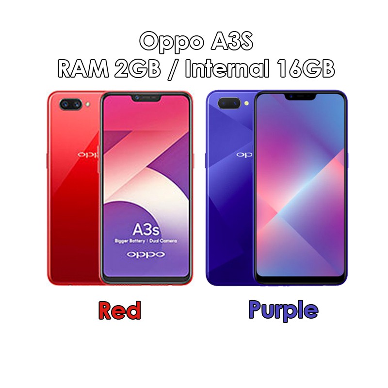 varian warna Oppo A3s 2GB