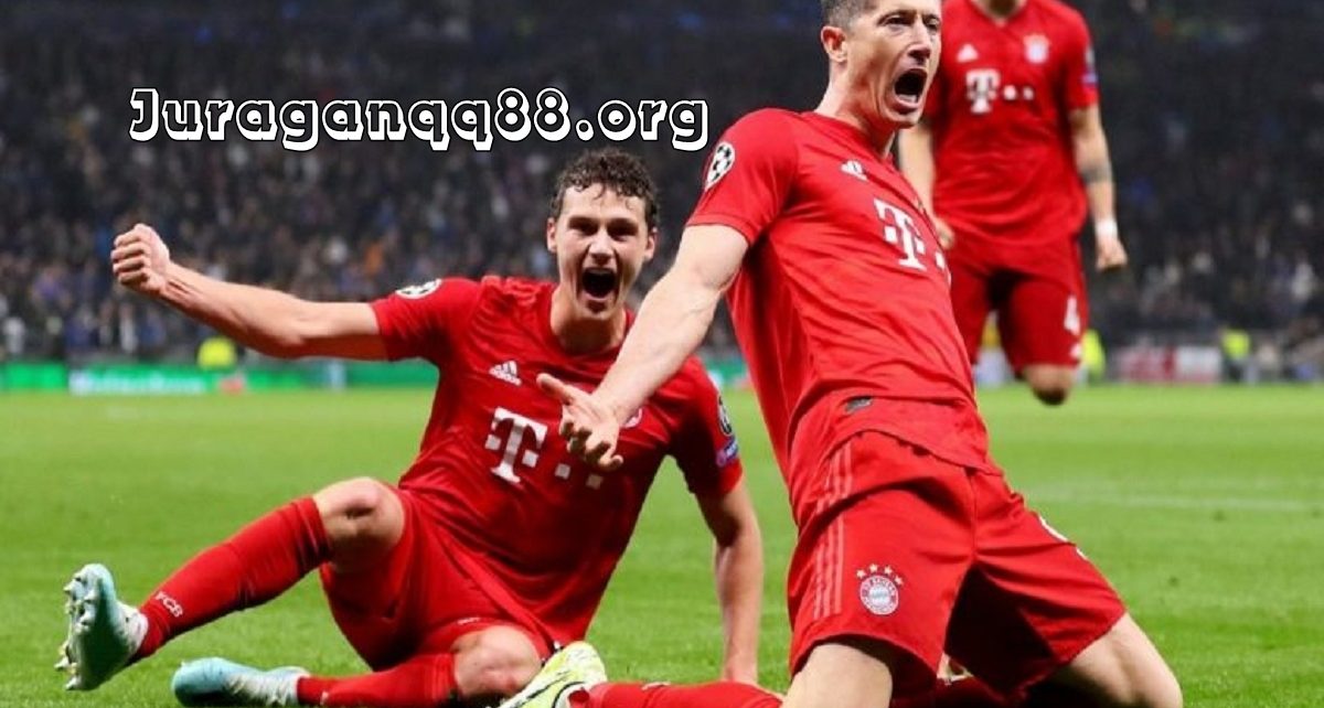 Bayern Munchen selebrasi goal Vs Tottenham hotspur