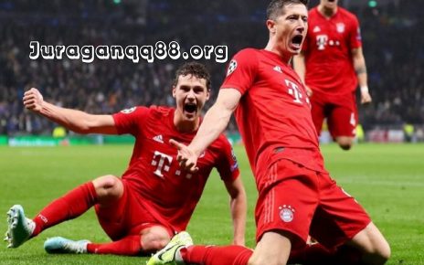 Bayern Munchen selebrasi goal Vs Tottenham hotspur