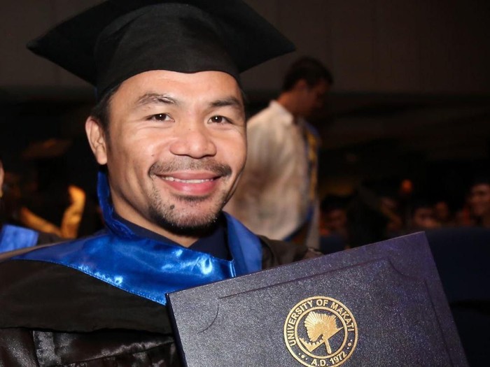 Manny Pacquiao Jadi Sarjana