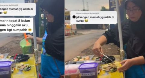 Rela Beli Makanan 'Terlarang' Demi Ketemu Penjual Mirip Ibu, Bikin Haru