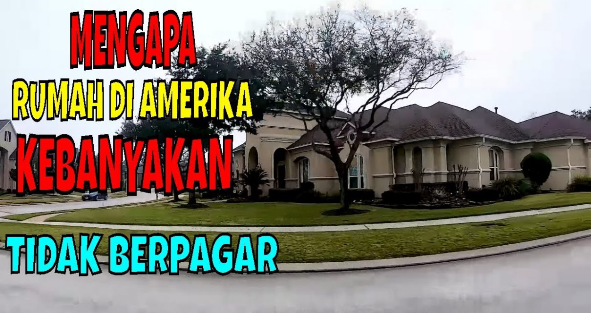 Rumah Tidak Berpagar di Amerika Serikat, Kenapa Ya?