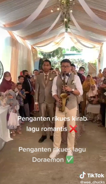 Pesta Pernikahan Diiringi Lagu Doraemon