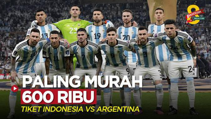 Harga Tiket Timnas Indonesia Vs Argentina