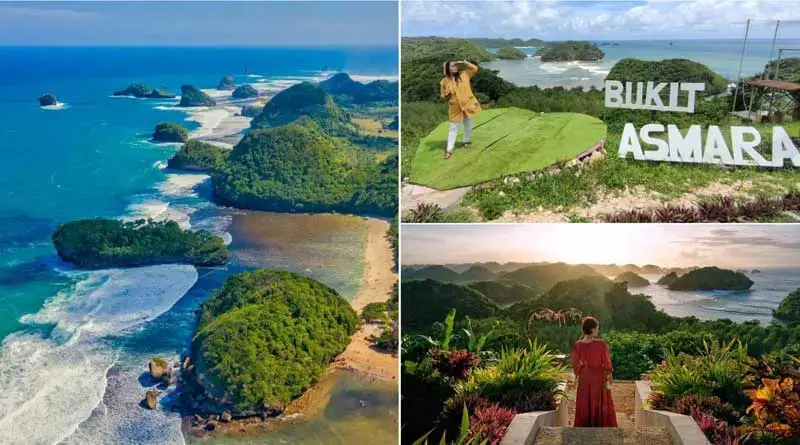 Pesona Pantai Teluk Asmara di Malang