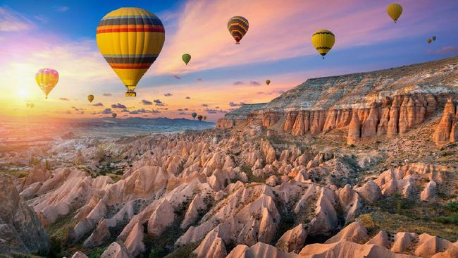 Objek Wisata Hits Balon Udara di Cappadocia