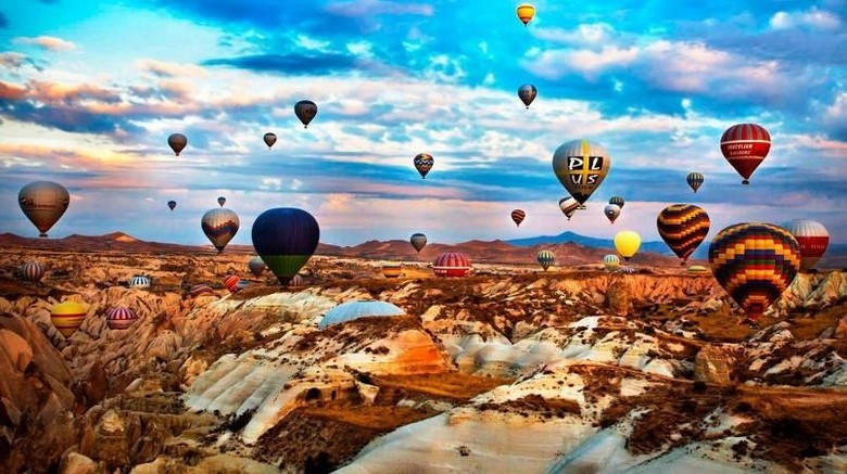 Objek Wisata Hits Balon Udara di Cappadocia