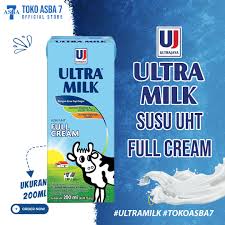 ULTRA MILK SUSU UHT FULL CREAM 200ML ...