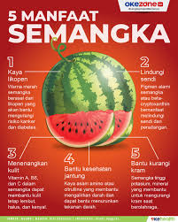 5 Manfaat Buah Semangka untuk Kesehatan 0 : Foto Okezone Infografis